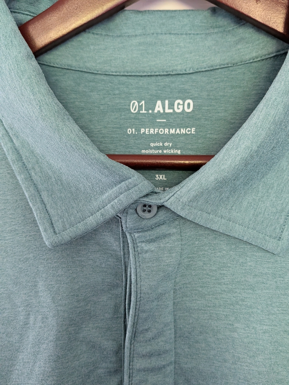 Performance Men's Polo Shirt - Slate Green